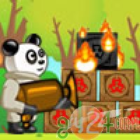 Panda Flame Thrower - Panda z Miotaczem